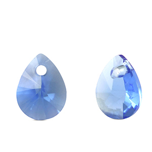 Druppel saffierblauw 8*6mm