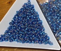 Silverlined Capri blue AB 3mm 8-1025 (10gram)