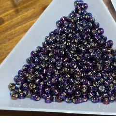 Silverlined ab dark smoky amethyst 3mm 8-1013 (5g)