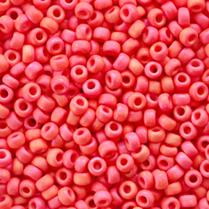 Opaque matte vermilion red 3mm 8/0 (5g)