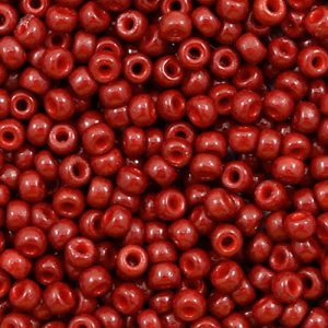 Duracoat opaque jujube red 3mm 8/0