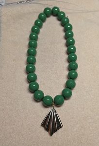 Ketting groen met hanger