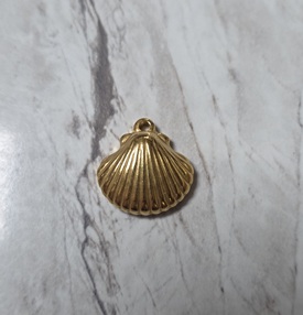 Schelp 16*15mm RVS (gk)