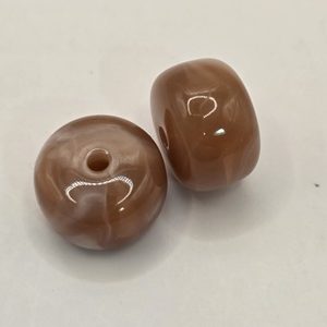 Taupe bruin disc 9,5*14,5mm