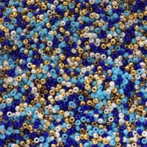 Miyuki mix "Sparkly blue"2mm 11/0 (5g)