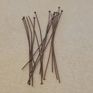 Nietstiften 70mm (antiek) koperkleur (10st)