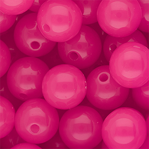 Magenta pink shiny 16mm