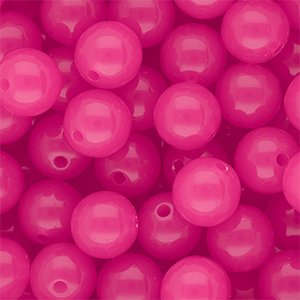 Magenta pink shiny 12mm