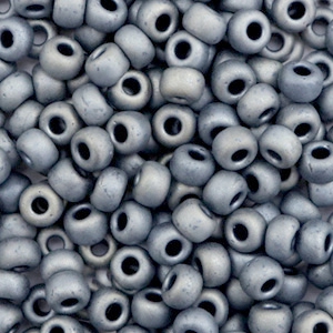 Metallic mat silver grey 6-2002, 4mm 6/0 (5gr)