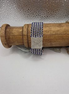 Blauw/silverlined fantasie 17cm