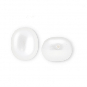 Imitatie zoetwaterparels ovaal 15,5*13mm