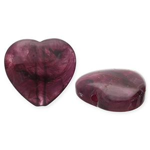 Aubergine hart 35,5*37,5mm